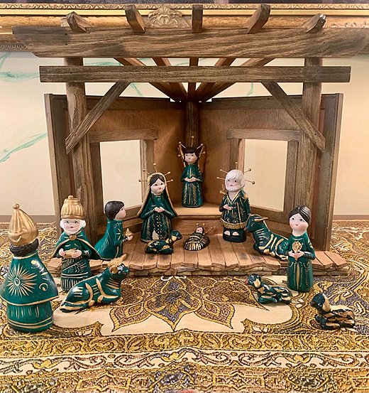 Anna’s new (but vintage) nativity scene
